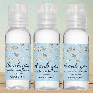 Boy Baby Shower TY Favor 12 Bottles Hand Sanitizer