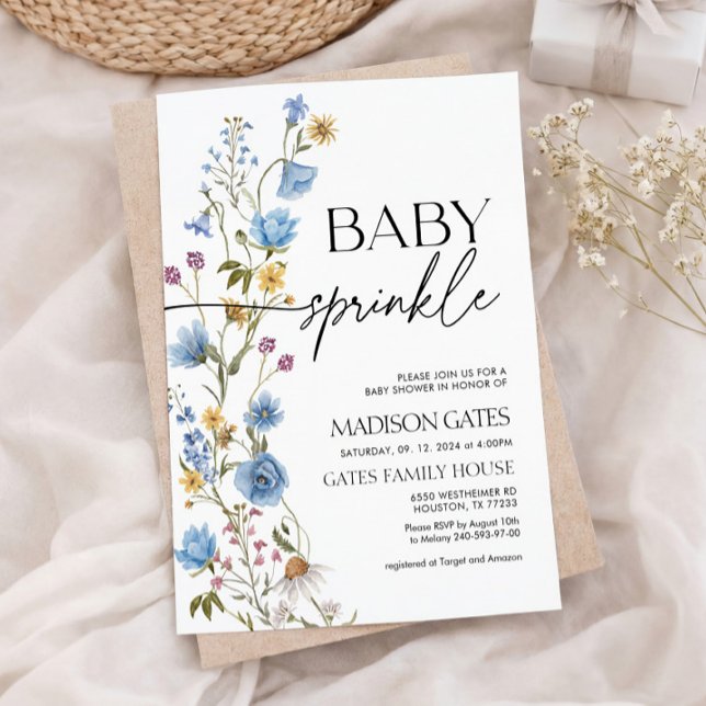 Boy Baby Sprinkle Invitation (Creator Uploaded)