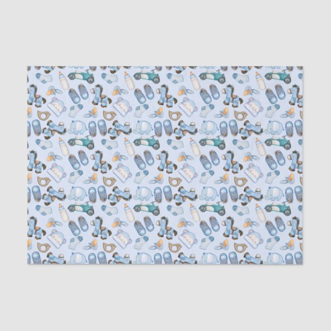 Boy Baby  Tissue Paper (Front)