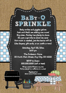 baby q invitations zazzle