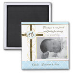 Boy Baptism/christening Favor - Photo Magnet at Zazzle