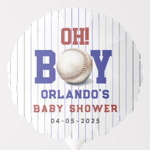 Boy Baseball Baby Shower Cute Sports Party Balloon