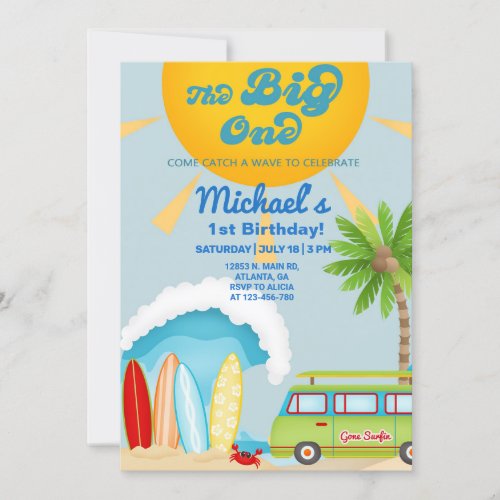 Boy beach party boy beach bash summer invitation invitation