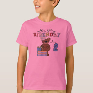Boy Bear 2nd Birthday T-shirts and Gifts