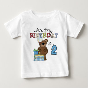 Boy Bear 2nd Birthday T-shirts and Gifts