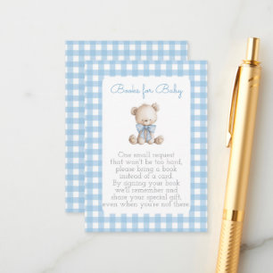 Boy Bear Books for Baby  Enclosure Card