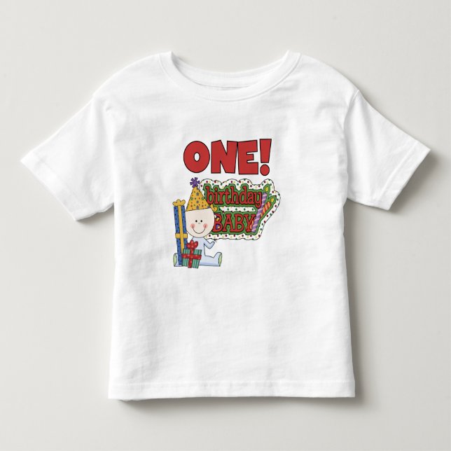 Boy Birthday Baby 1st Birthday Tshirts and Gifts (Front)