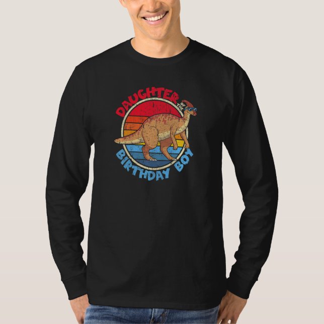 Boy Birthday I Daughter I Parasaurolophus I Family T-Shirt (Front)