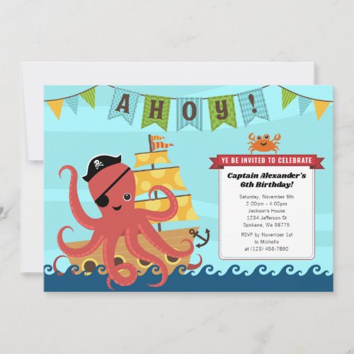 Boy Birthday Invitations