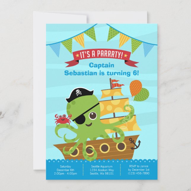 Boy Birthday Invitations (Front)
