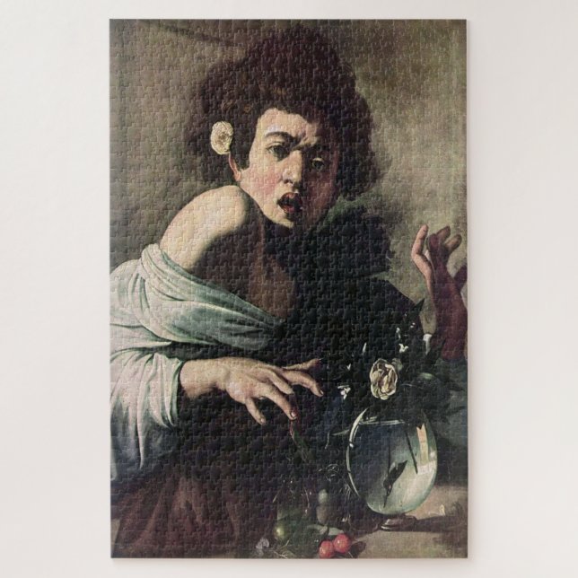 Boy Bitten by a Lizard (1593–1594) - Caravaggio Jigsaw Puzzle (Vertical)
