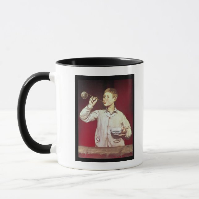 Boy Blowing Bubbles, 1867-69 Mug (Left)