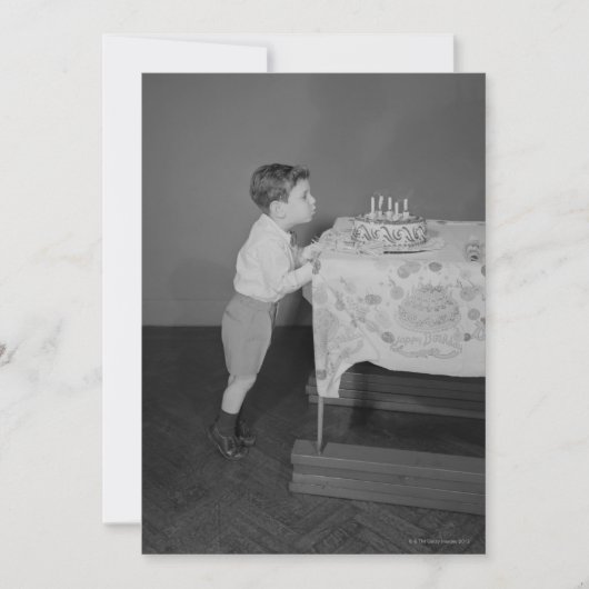 Boy Blowing Out Candles (Front)