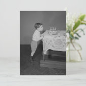 Boy Blowing Out Candles (Standing Front)