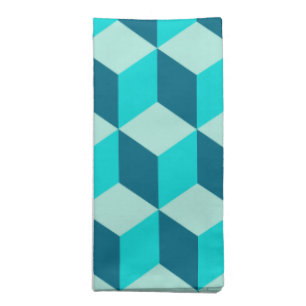 Boy Blue Building Blocks Seamless Pattern Napkin