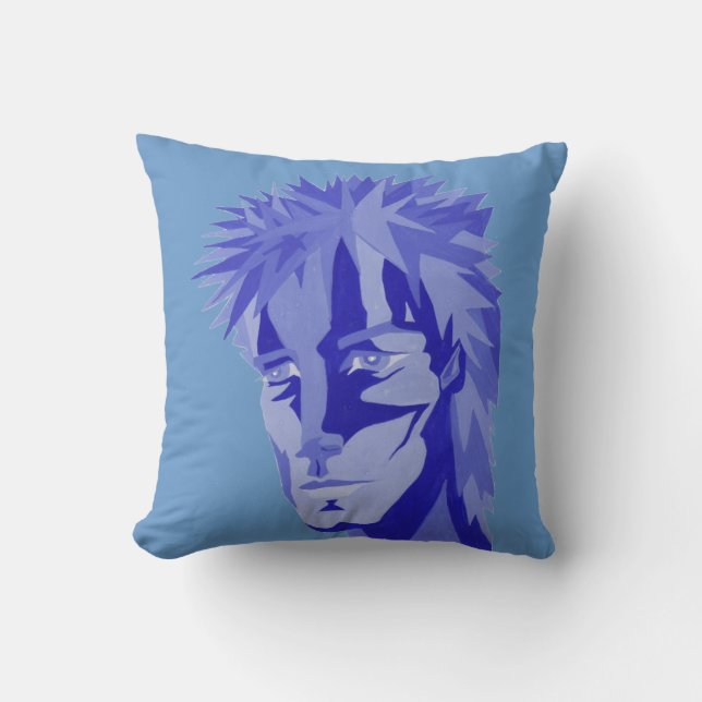 Boy Blue Throw Pillow (Front)