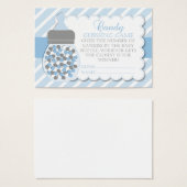 Boy Bottle Baby Shower Guessing Game (Front & Back)