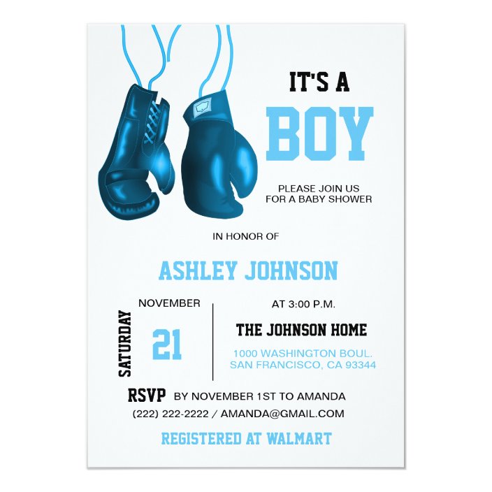 unique boy baby shower invitations