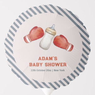 Boy Boxing Little Champion Baby Shower Balloon