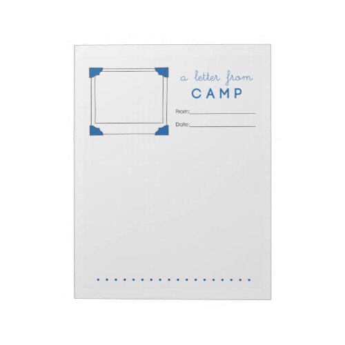 Boy Camp Stationery Camp Letter Notepad