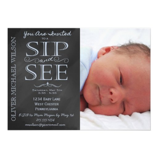 Sip And See Invitations 1