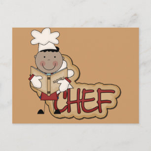 Boy Chef - African American Tshirts and Gifts Postcard