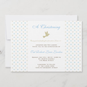 Boy Christening Invitation