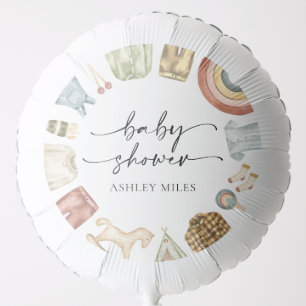 Boy Clothes Baby Shower  Balloon