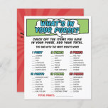 Boy Comic Book Superhero Baby Shower Purse Game