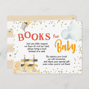 Boy Construction Yellow Truck Books For Baby Invitation Postcard