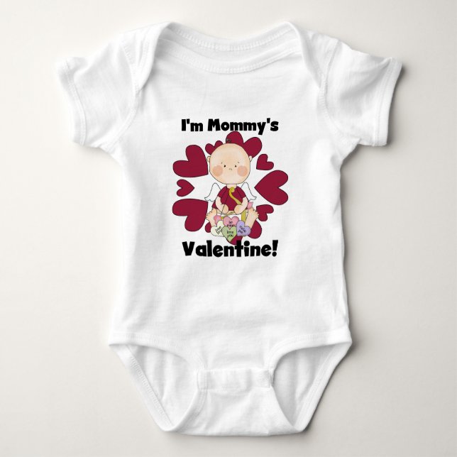 Boy Cupid Mommy's Valentine Tshirts (Front)