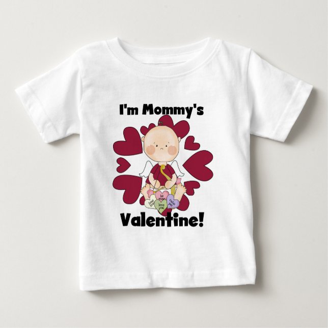 Boy Cupid Mommy's Valentine Tshirts (Front)