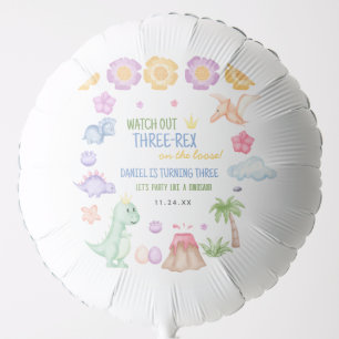 Boy Dinosaur Birthday Balloon