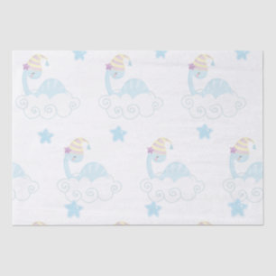 Boy Dinosaur Sleeping Tissue Paper