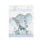 Boy Elephant Baby Blankets