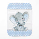 Boy Elephant Baby Burp Cloths Boy Elephant Baby Burp Cloths