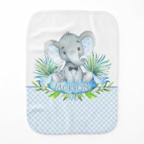 Boy Elephant Baby Burp Cloths Boy Elephant Baby Burp Cloths