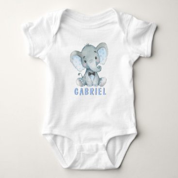 Boy Elephant Baby Shirts
