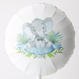 Boy Elephant Baby Shower Balloon