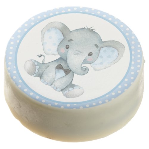 Boy Elephant Baby Shower Cookies