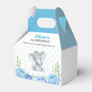 1st birthday favor boxes