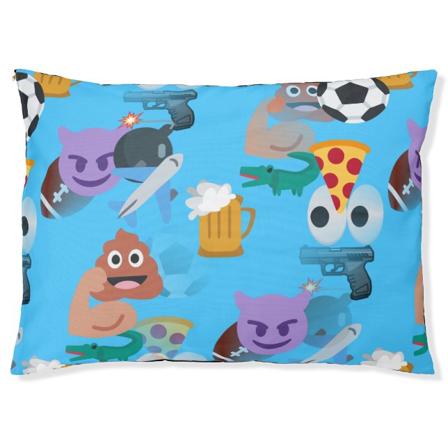 boy emoji animal puppy cat dog pet bed (Front)