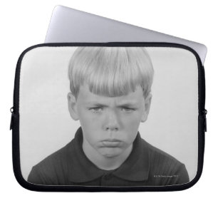 Boy Facial Expressions Laptop Sleeve