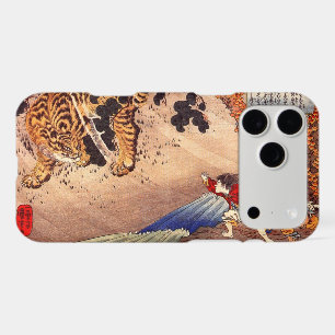 Boy Fights Tiger, Utagawa Kuniyoshi, Ukiyo-e iPhone 17 Pro Max Case