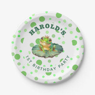Boy First Birthday Party Paper Plates