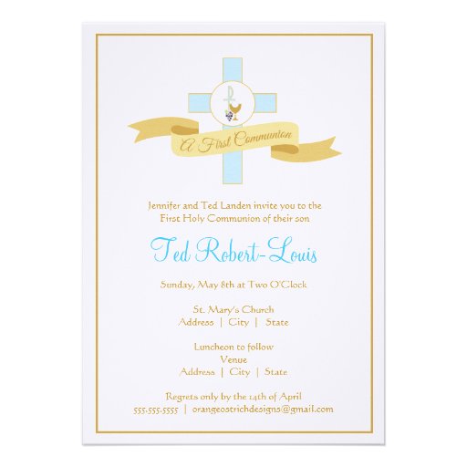 First Communion And Confirmation Invitations 5