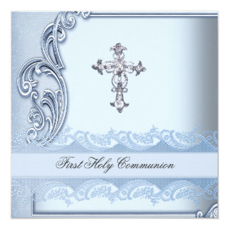 Boy First Communion Invitations & Announcements | Zazzle