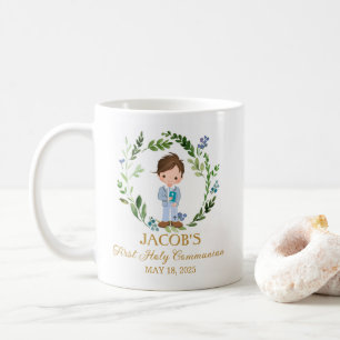 Boy First Holy Communion Ceramic Mug 11 oz