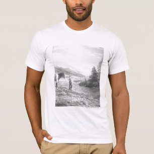 Boy fly fishing. T-Shirt