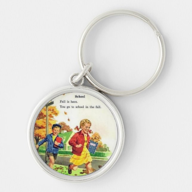 Boy & Girl Back to School Keychain (Front)